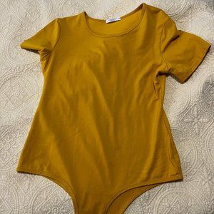 Mustard Yellow Bodysuit